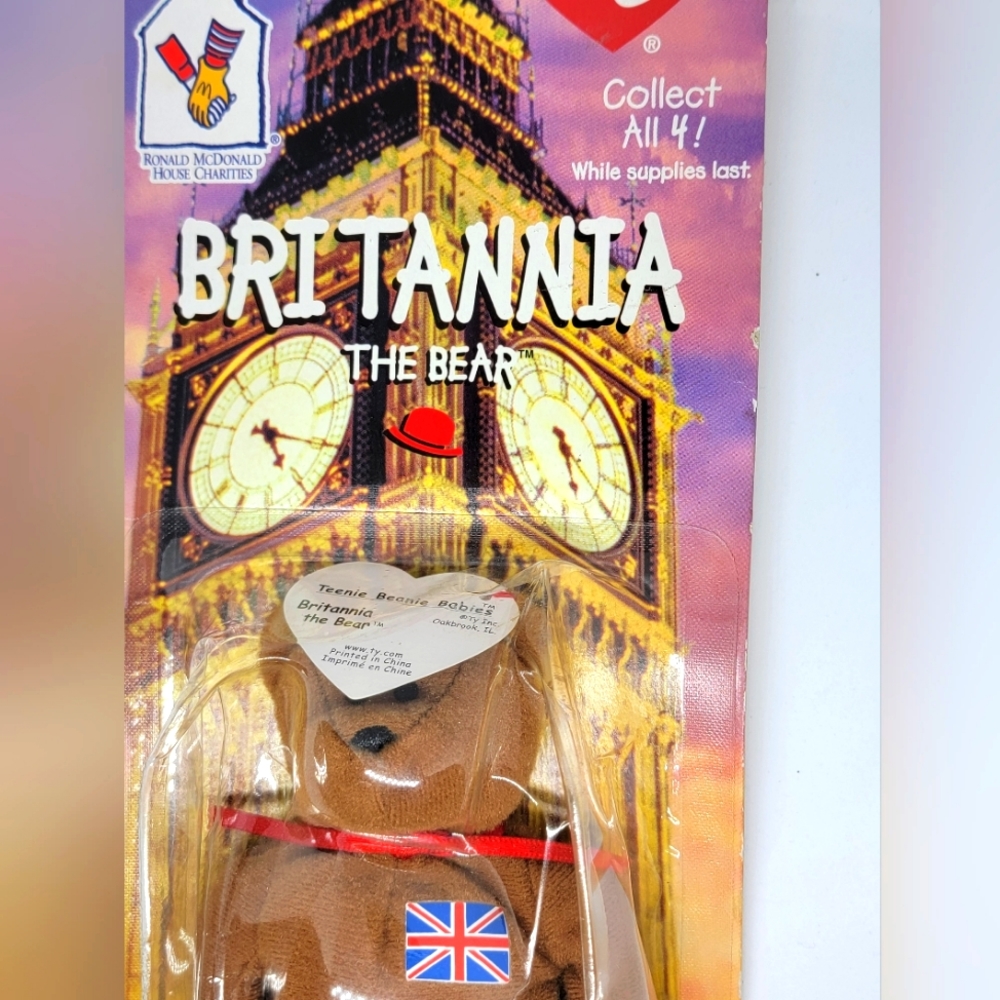 Beanie Babies Britania Bear. New. Colletion.